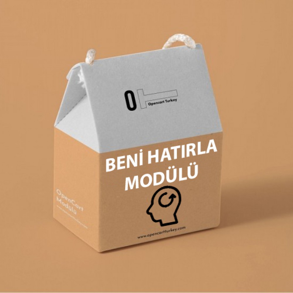 Opencart Beni Hatırla ( Otomatik Login ) Modülü