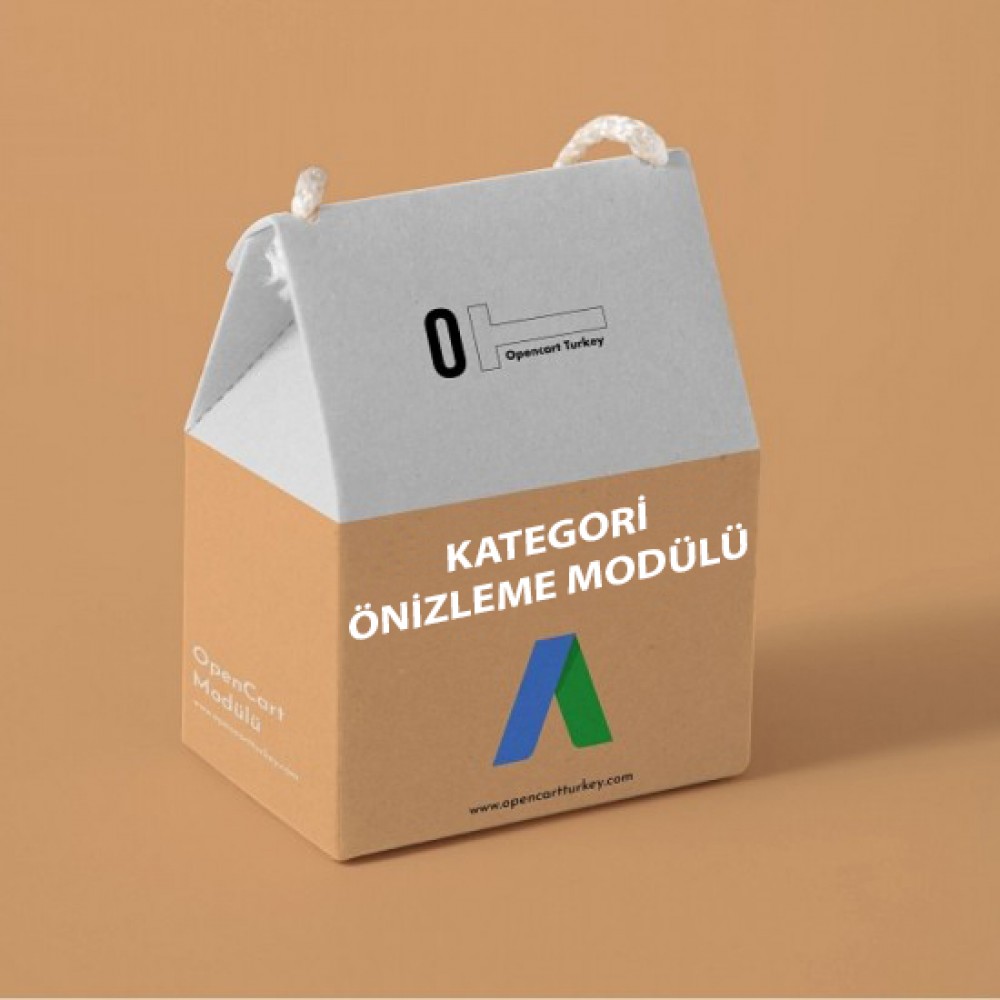 Opencart Admin Kategori Önizleme Modülü
