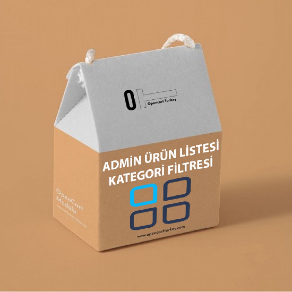 Opencart Admin Ürün Listesinde Kategori Filtresi