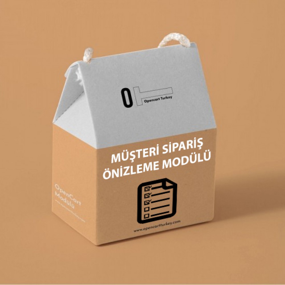 Opencart Admin Müşteri Sipariş Geçmişi Modülü
