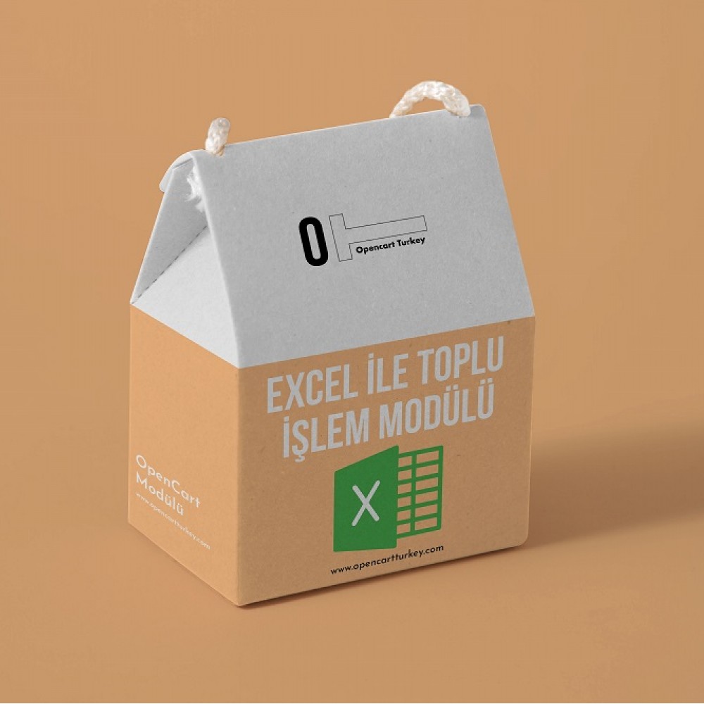 Opencart Excel Toplu İşlem Modülü