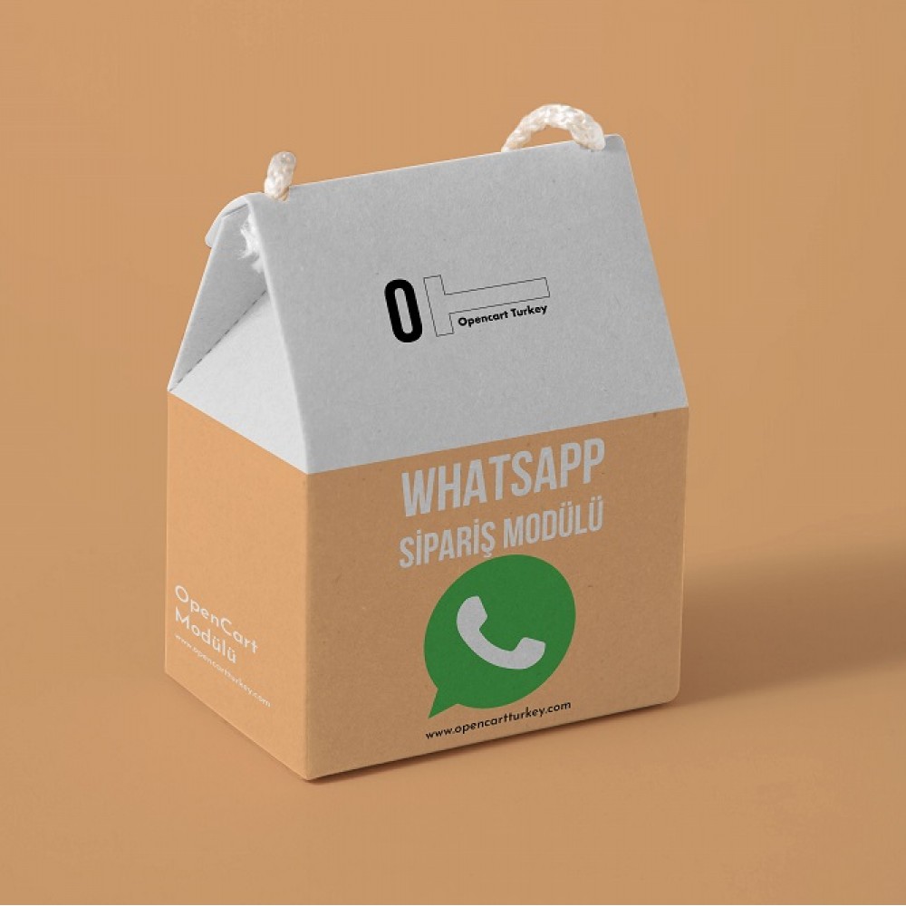 Opencart Whatsapp Sipariş Modülü