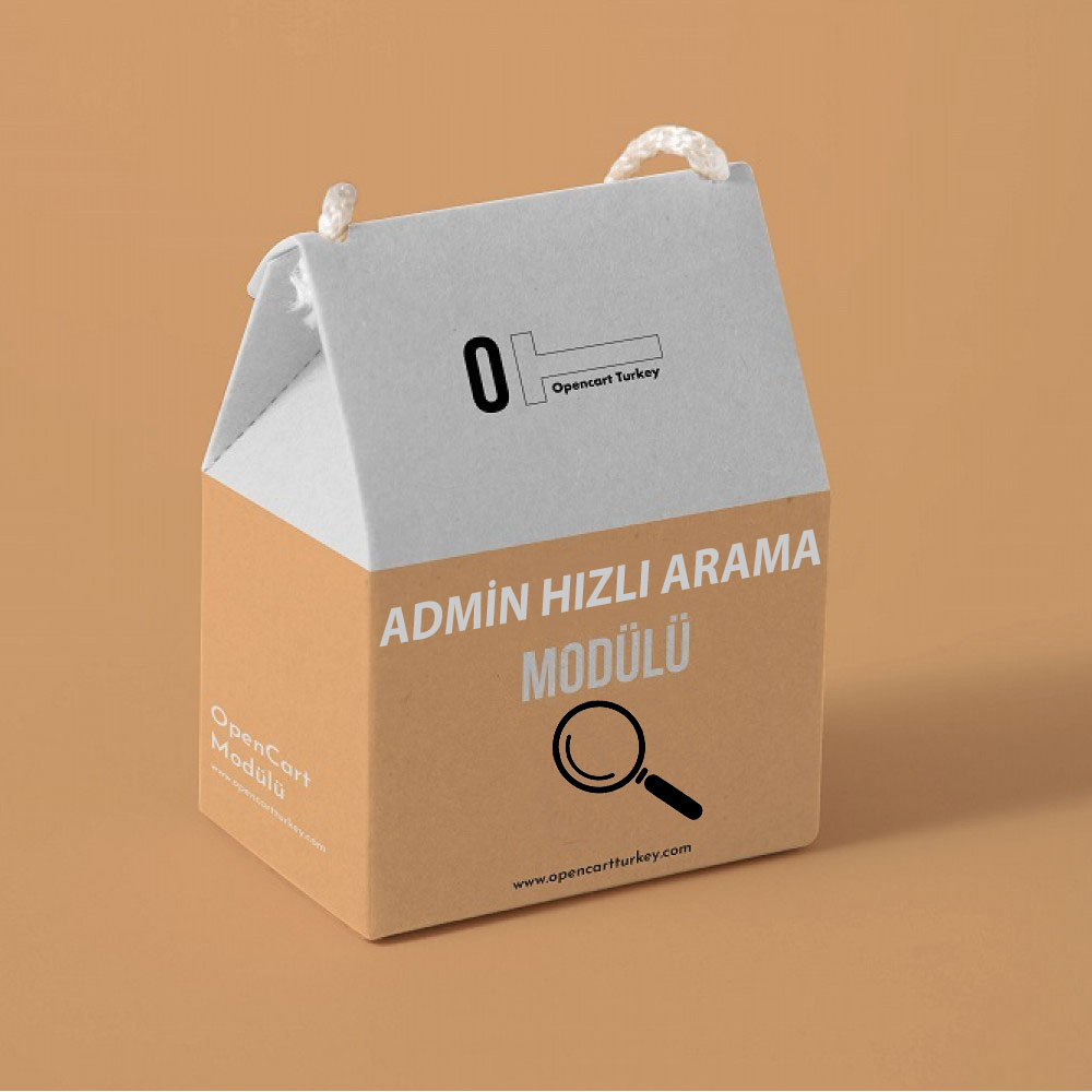 Opencart Admin Hızlı Ürün Arama Modülü